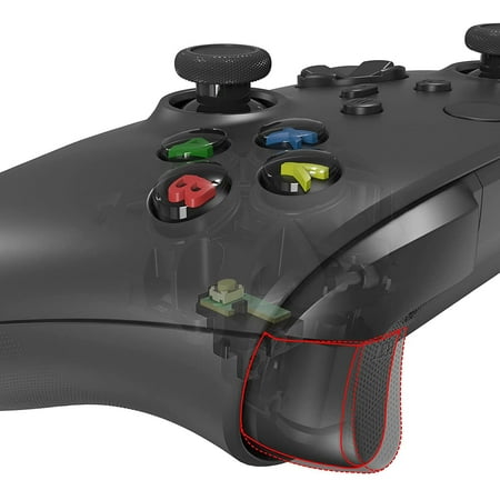 eXtremeRate Clicky Hair Trigger Kit LT RT Shoulder Buttons, Custom Flashshot Trigger Stop Flex Cable for Xbox Core Wireless Controller