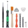 thumbnail image 1 of eXtremeRate Cross Screwdriver Set Opening Tools Repair Kits w/Spare Screws Tweezers Prying Tool and Cleaning Brush for PS5 Controller, 1 of 10