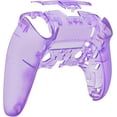 thumbnail image 1 of eXtremeRate Custom Back Housing Bottom Shell Compatible with ps5 Edge Controller, Clear Atomic Purple DIY Replacement Back Shell Cover Compatible with ps5 Edge Controller, 1 of 4