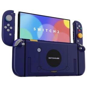 eXtremeRate Custom Full Set Rear Back Plate Controller Housing with Buttons for Switch 2 - Deluxe Version - Classic SwitchCube Style
