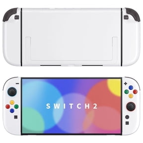 eXtremeRate Custom Full Set Rear Back Plate Controller Housing with Buttons for Switch 2 - Deluxe Version - White