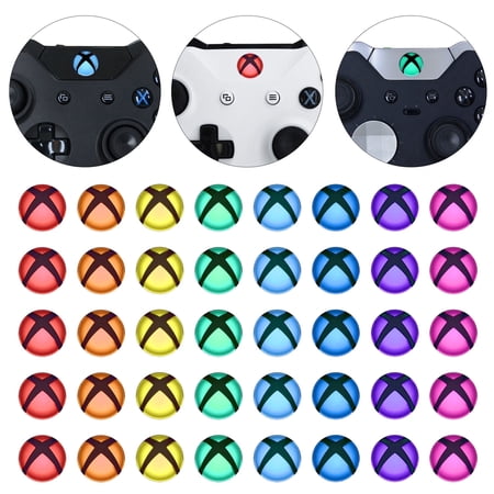 eXtremeRate 40-Pack 8-Color LED Button Stickers for Xbox Series X/S & One Controllers – Mod Kit w/ Tools