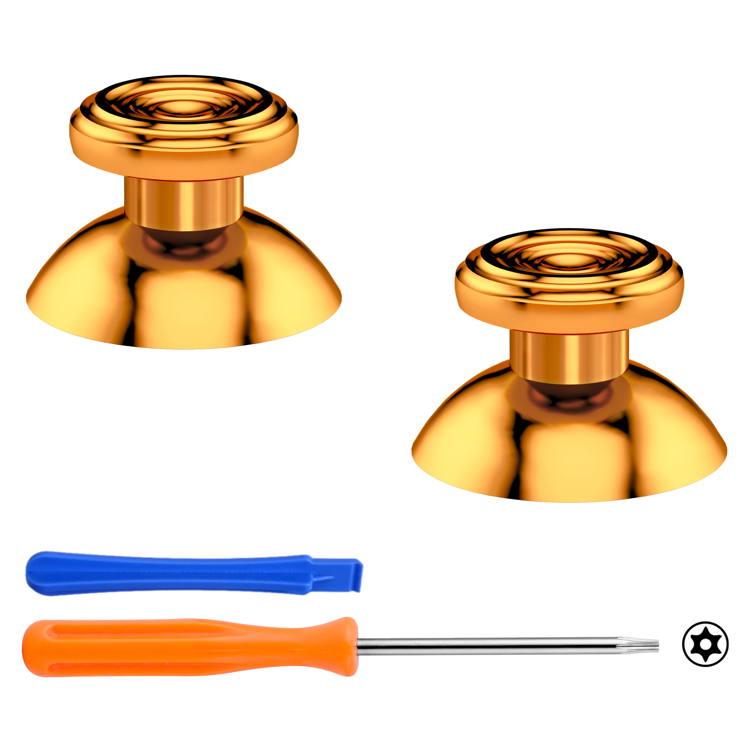 eXtremeRate Custom Metal Thumbsticks Analog Stick Joystick Buttons for