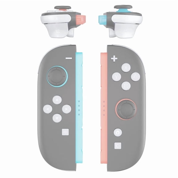 eXtremeRate DIY Replacement Full Set Buttons for Joycon 2,Custom ABXY Direction Keys for Nintendo Switch 2 Controller - White