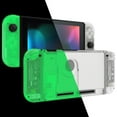 thumbnail image 1 of eXtremeRate DIY Replacement Shell Buttons for Nintendo Switch, Back Plate for Switch Console, Housing with Colorful Buttons for Joycon Handheld Controller - Glow in Dark - Green [No Electronics Parts], 1 of 9