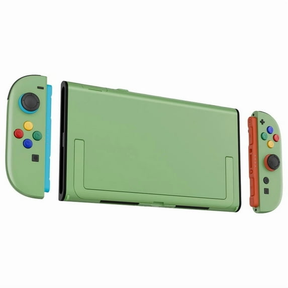 eXtremeRate DIY Replacement Shell Buttons for Nintendo Switch 2, Custom Console Rear Back Platefor Joycon 4 - Essence Version - Matcha Green