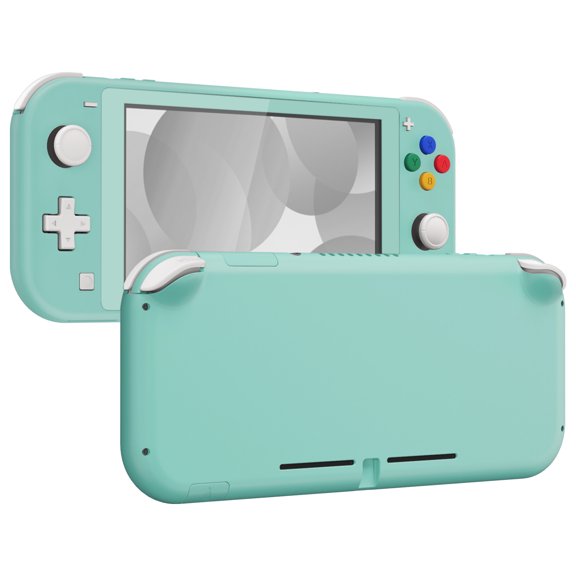 eXtremeRate DIY Replacement Shell for Nintendo Switch Lite, Handheld Controller Housing w/Screen Protector, Custom Case Cover - Misty Green