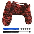 thumbnail image 1 of eXtremeRate Demons and Monsters PatternSoft Touch Game Improvement Replacement Parts Back Housing Cover, Custom Bottom Shell Compatible with ps4 Controller JDM-040, JDM-050 and JDM-055, 1 of 5