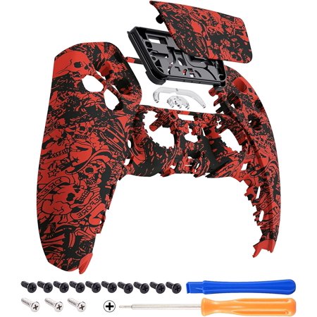 eXtremeRate Demons and Monsters Touchpad Front Housing Shell Replacement Cover for ps5 Controller BDM-010/020/030/040
