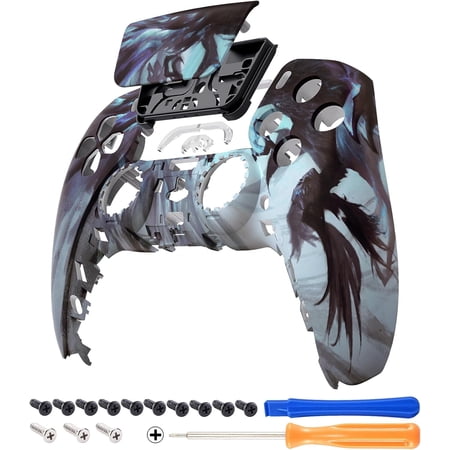 eXtremeRate Dragon Whisper Touchpad Front Housing Shell Replacement Cover for ps5 Controller BBDM-010/020/030/040/050