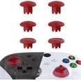 thumbnail image 1 of eXtremeRate EDGE Sticks Interchangeable Thumbsticks for Xbox Core Controller, Carmine Red Swappable Analog Stick Joystick for Xbox One S/X, Xbox Elite V1 Controller, for Nintendo Switch Pro Controller, 1 of 5