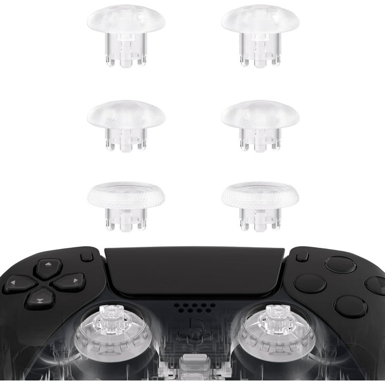 eXtremeRate EDGE Sticks Swappable Thumbsticks for PS5 Controller, Custom  Clear Replacement Interchangeable Analog Stick Joystick for PS5, for PS4  All Model Controllers Universal - WITHOUT Controller 