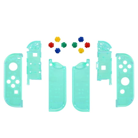 eXtremeRate Emerald Green Housing w/Full Set Buttons Replacement Shell for Nintendo Switch/OLED Joycon