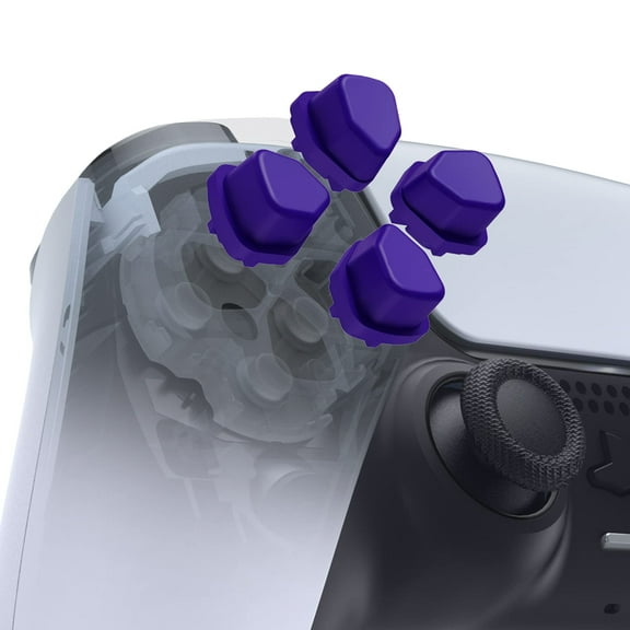 eXtremeRate Ergonomic Split Dpad Buttons Purple Independent Dpad Direction Buttons for PS5 EDGE Controller
