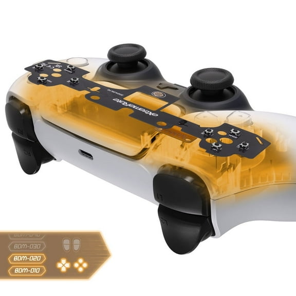 eXtremeRate Face Clicky Kit Face Buttons, Hard Silicone Tactile Switch Dpad Action Buttons Mouse Click Kit  for PS5 Controller BDM-010/020