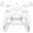 thumbnail image 1 of eXtremeRate Full Set Housing Shell with Buttons Touchpad Cover Compatible with ps5 Edge Controller, White Custom Replacement Decorative Trim Shell Front Back Plates Compatible with ps5 Edge Controller, 1 of 3