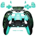 thumbnail image 1 of eXtremeRate Full Set Shell with Buttons Touchpad Cover Compatible with p s 5 Edge Controller, Green Weeds Replacement Decorative Trim Shell Front Back Plates Compatible with p-s-5 Edge Controller, 1 of 9