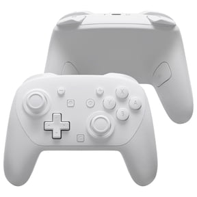 eXtremeRate Full Shell Kit for Nintendo Switch 2 Pro Controller - Faceplate & Buttons Set with Thumbsticks (White)