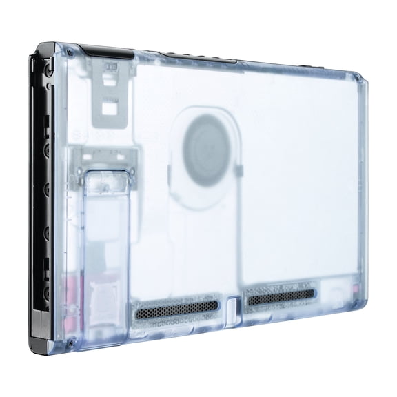 eXtremeRate Glacier Blue Console Back Plate DIY Replacement Housing Shell Case for Nintendo Switch Console with Kickstand – JoyCon Shell NOT Included
