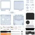 thumbnail image 1 of eXtremeRate Glacier Blue Custom Replacement Housing Shell for Gameboy Advance SP,Compatible with Both IPS & Standard LCD, 1 of 7