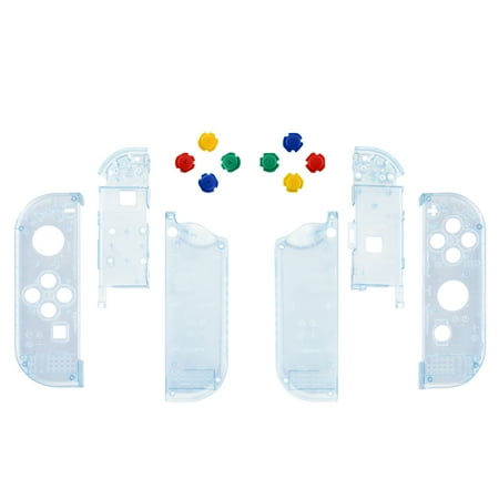 eXtremeRate Glacier Blue Housing w/Full Set Buttons Replacement Shell for Nintendo Switch/OLED Joycon