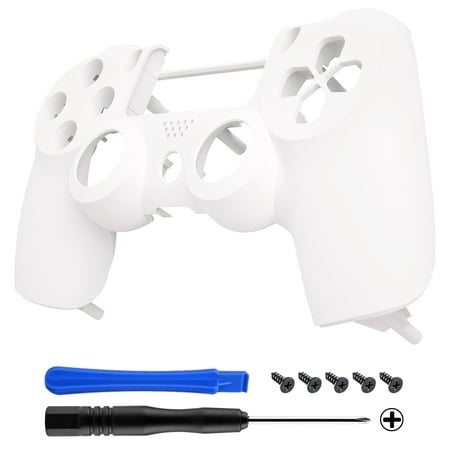 eXtremeRate Glow in The Dark Soft Touch Custom Faceplate Shell Compatible with ps4 Slim Pro Controller CUH-ZCT2 JDM-040/050/055 - Controller NOT Included