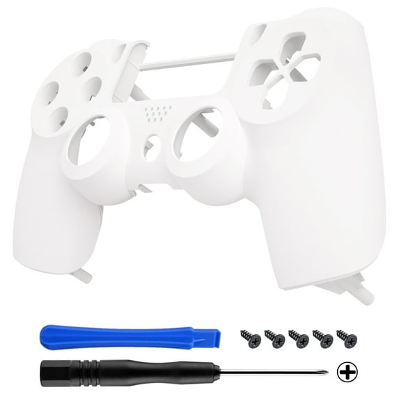 eXtremeRate Glow in The Dark Soft Touch Custom Faceplate Shell Compatible with ps4 Slim Pro Controller CUH-ZCT2 JDM-040/050/055 - Controller NOT Included