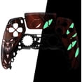 thumbnail image 1 of eXtremeRate Glow in Dark - Scarlet Demon Replacement Touchpad Front Housing Shell Shell for ps5 Controller BDM-010/020/030/040, 1 of 6