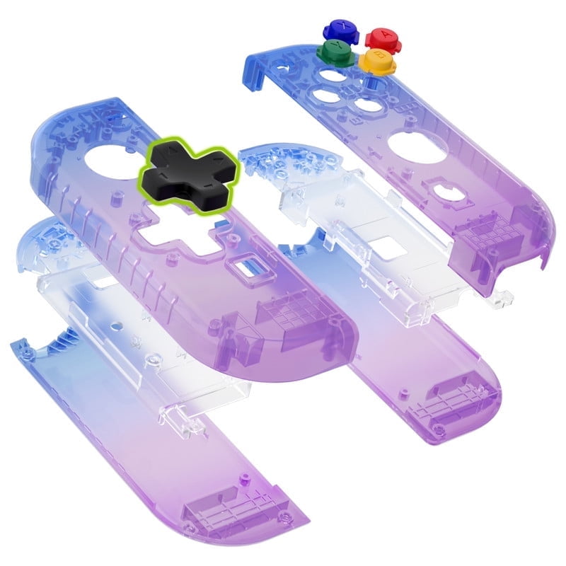 eXtremeRate Gradient Translucent Bluebell Joycon Handheld Controller ...