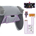 thumbnail image 1 of eXtremeRate Gray Rubberized Grip Programable RISE4 V3 Remap Kit Upgrade Board New Hope Gray Bottom Shell 4 Back Buttons for PS5 Controller BDM-030 040 050, 1 of 8