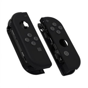 eXtremeRate Grip Black Replacement Housing Shell w/Full Set Buttons for Nintendo Switch/OLED Joycon