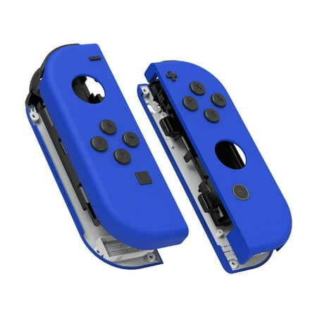 eXtremeRate Grip Blue Replacement Housing Shell w/Full Set Buttons for Nintendo Switch/OLED Joycon