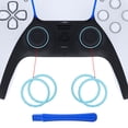 thumbnail image 1 of eXtremeRate Heaven Blue Replacement Accessories Accent Rings for ps5 Controller BDM-010/020/030/040, 1 of 6