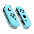 thumbnail image 1 of eXtremeRate Heaven Blue Replacement Housing Shell w/Full Set Buttons for Nintendo Switch/OLED Joycon, 1 of 9