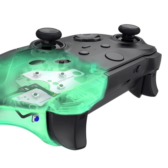 eXtremeRate Light Clicky Button Kit for Xbox Elite Series 2/Core – Tactile Shoulder & ABXY Mouse-Click (Model 1797)