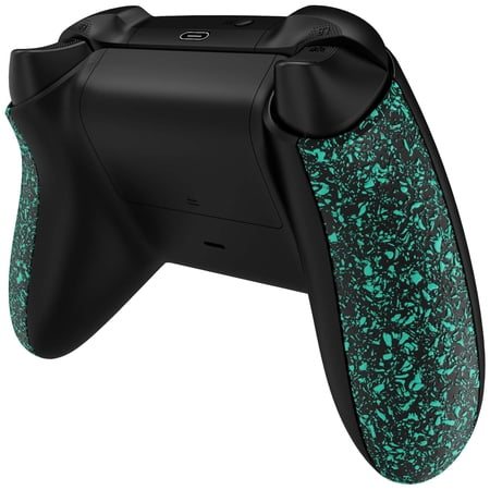 eXtremeRate Light Green Replacement Non-Slip Back Panels Shell for Xbox Series X & S Controller
