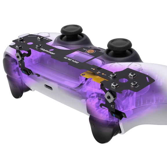 eXtremeRate Light Version Whole Clicky Kit V2 for PS5 Controller BDM-040 050 060 Shoulder Face Buttons, Micro Switch L2R2 Clicky Hair Trigger Kit