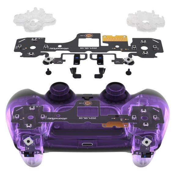 eXtremeRate Light Version Whole Clicky Kit for PS5 Controller BDM-040, L2R2 Triggers & L1R1 D-Pad Buttons