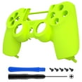 thumbnail image 1 of eXtremeRate Lime Yellow Soft Touch Custom Faceplate Shell Compatible with ps4 Slim Pro Controller CUH-ZCT2 JDM-040/050/055 - Controller NOT Included, 1 of 5