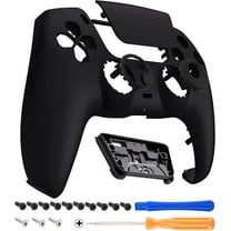 eXtremeRate Luna Redesigned Black Replacement Front Cover Touchpad for ps5 Controller BDM-010/020/030/040