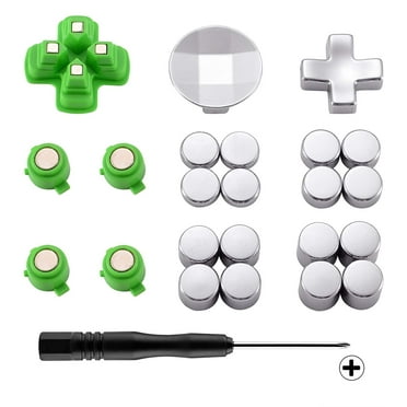 eXtremeRate Magnetic Metal Bullet Buttons for PS4 Controller, Adjustable D-pad Dpads, Repair Kit Replacement Parts for PS4 Slim Pro Controllers (23 in 1)