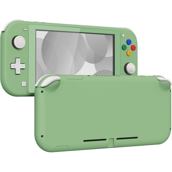 eXtremeRate Matcha Green Replacement Case w/Screen Protector Cover for Nintendo Switch Lite