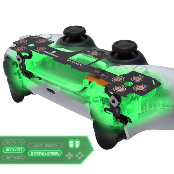 eXtremeRate Strong Clicky Trigger Kit for PS5 Controller BDM-030 – Tactile L1/L2 & R1/R2 Mouse-Click Buttons