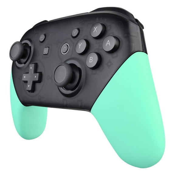 eXtremeRate Mint Green Replacement Handle Grips Hand Grip Shell for Nintendo Switch Pro Controller