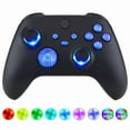 thumbnail image 1 of eXtremeRate Multi-Colors Luminated D-pad Thumbsticks Start Back Sync ABXY Buttons for Xbox Series X/S Controller, Chameleon Purple Blue Classical Symbols Buttons DTF V3 LED Kit for Xbox Model 1914, 1 of 8