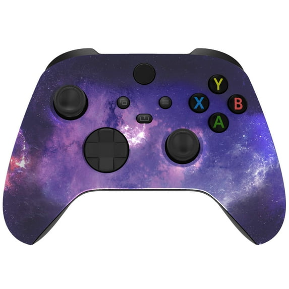 eXtremeRate Nebula Galaxy Replacement Front Housing Cover for Xbox Core Controller Wireless