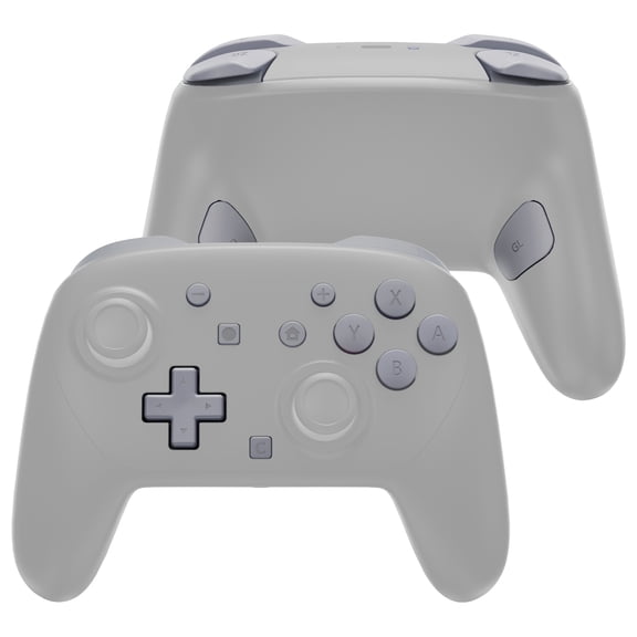 eXtremeRate New Hope Gray Full Button Set for Nintendo Switch 2 Pro Controller – ABXY, D-Pad & Triggers