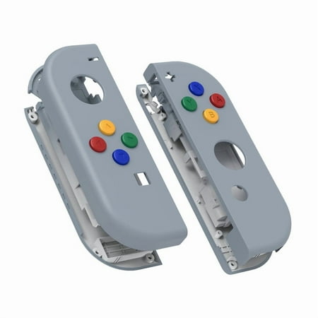eXtremeRate New Hope Gray Replacement Shell w/ ABXY Direction Button for Nintendo Switch/OLED Joycon