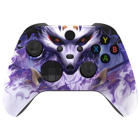 eXtremeRate Nine-Tailed Fox Replacement Front Housing Cover for Xbox Core Controller Wireless