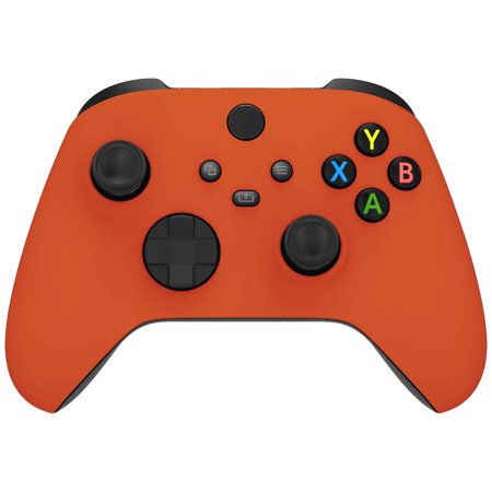 eXtremeRate Orange Replacement Shell Custom Cover Gaming Case Faceplate for Xbox Core Controller